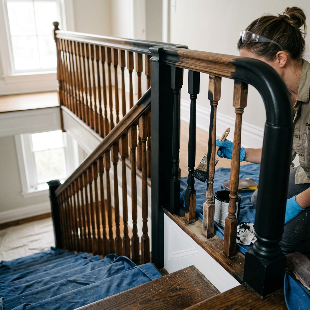 Hand Rail Restoration & Color Changes